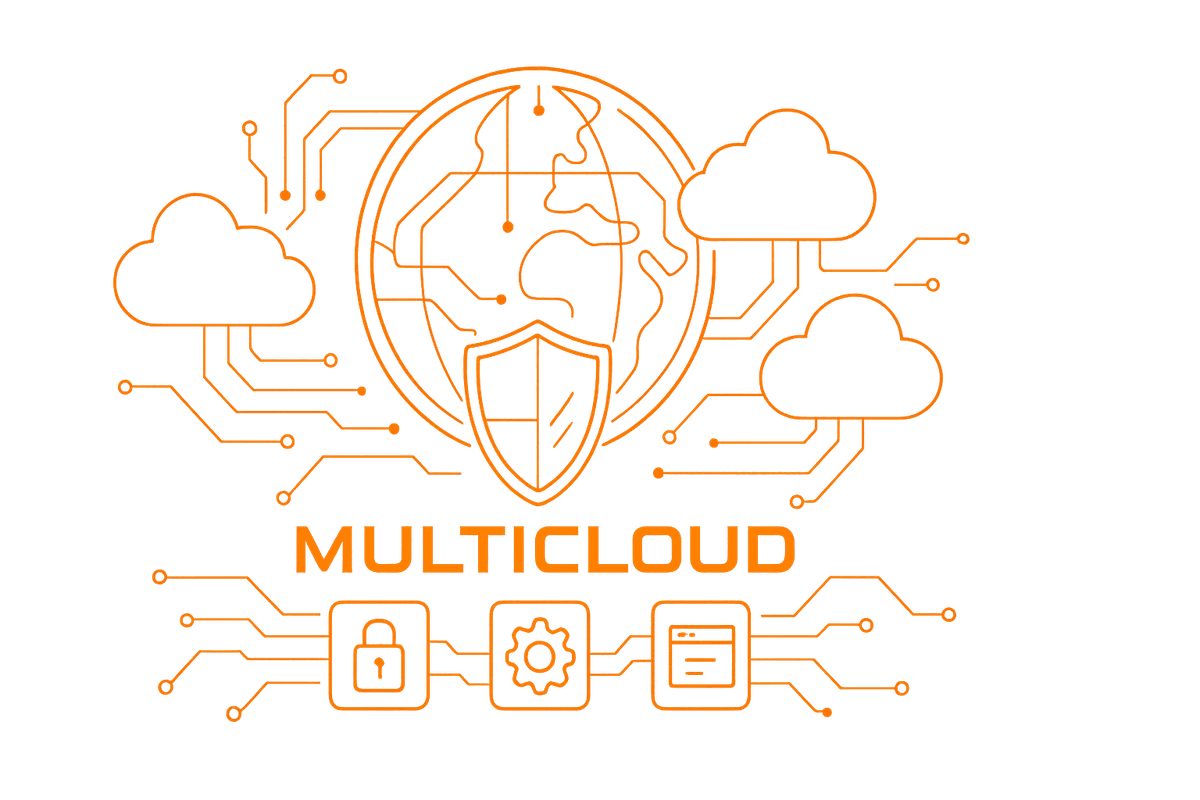 Multi-cloud services illustration